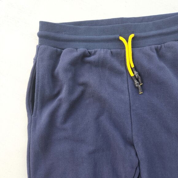 Eleven Paris Men's Navy Cotton Terry Knit Casual Sporty Jogger Pants Size S - Picture 2 of 6